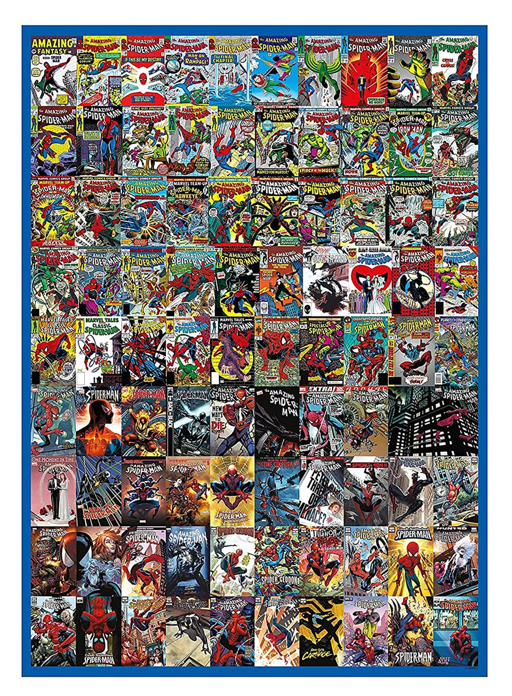 Marvel Spider-Man Covers 1000 Piece Jigsaw Puzzle
