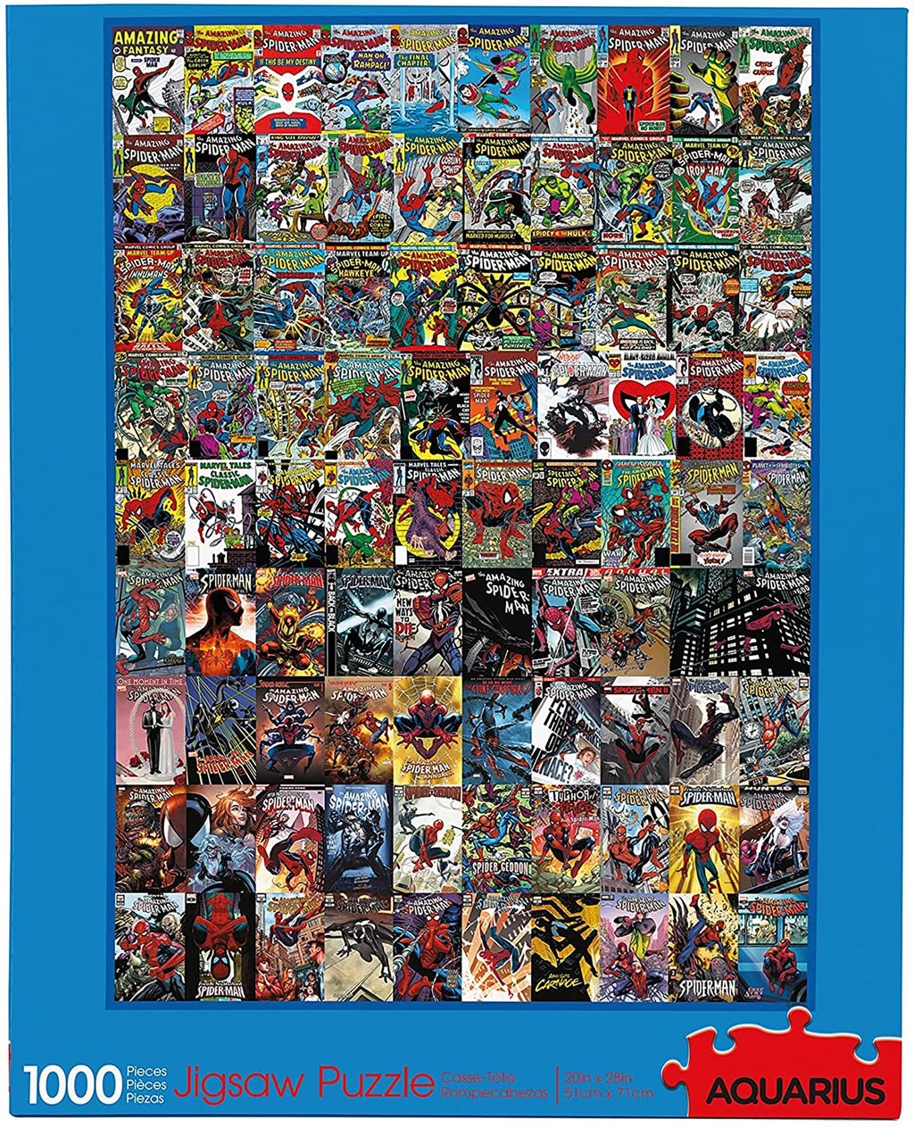 Marvel Spider-Man Covers 1000 Piece Jigsaw Puzzle