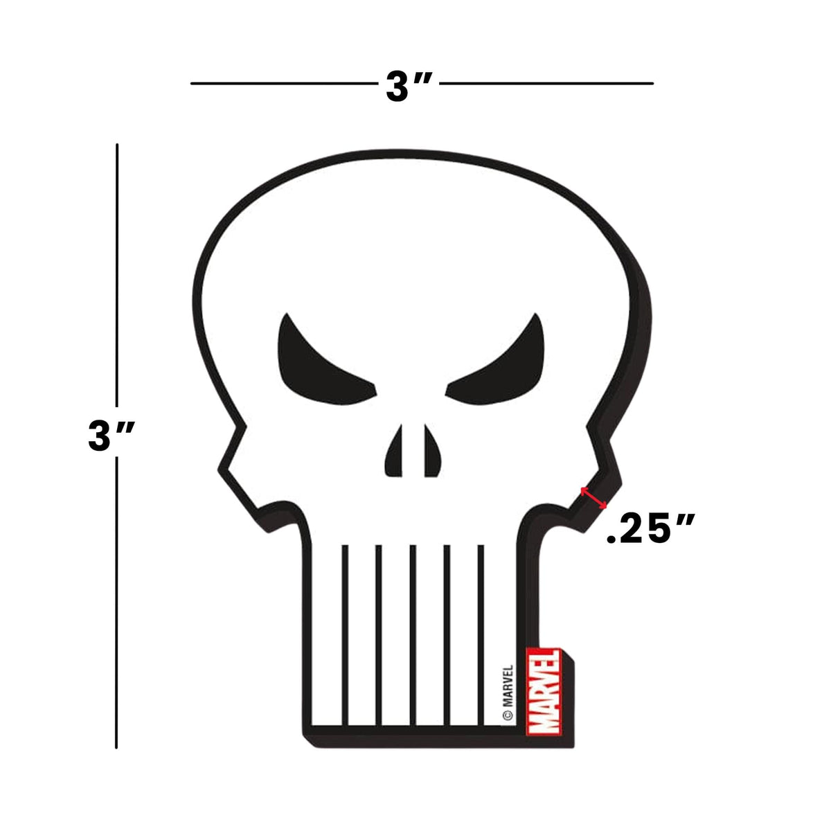Marvel Punisher Logo Funky Chunky Magnet