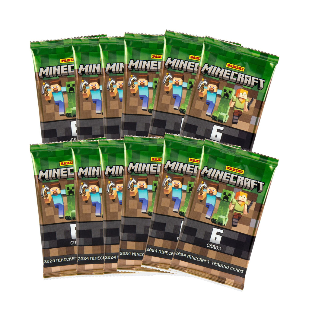 Minecraft 2024 Panini Mega Box | 12 Packs