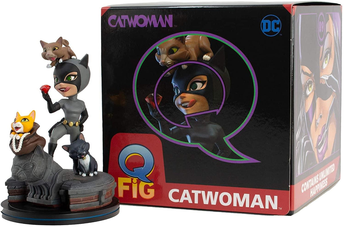 DC Comics Catwoman 5 Inch Q-Fig Elite Diorama