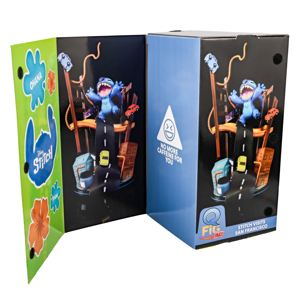 Disney Stitch Visits San Francisco Q-Fig Max Elite Figure Diorama