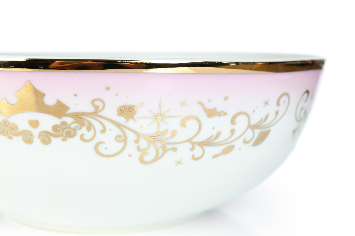 Disney Princess Ceramic Serving Bowl | Elegant Dinner Bowl Measures 10.5 Inches