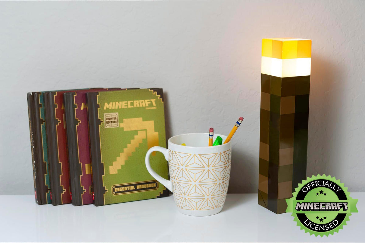 Minecraft Brownstone Torch 11.5-Inch LED Mood Light