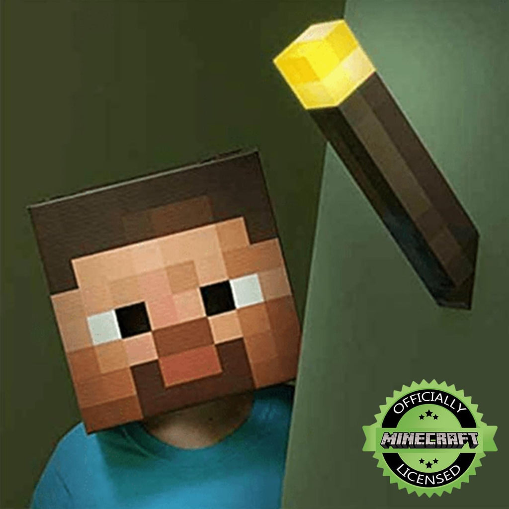 Minecraft Brownstone Torch 11.5-Inch LED Mood Light