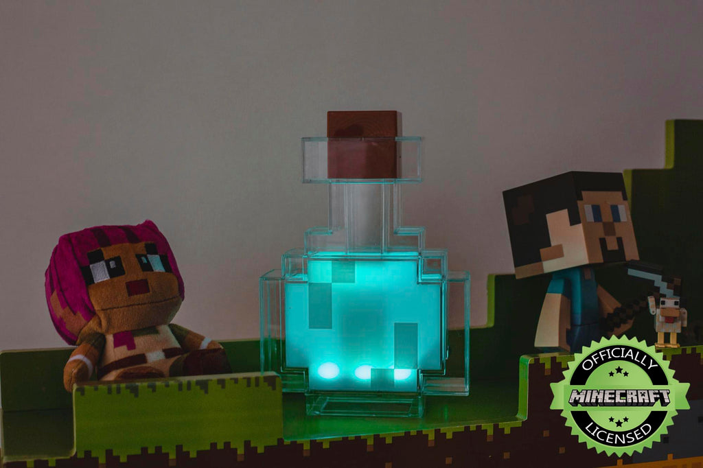Minecraft Potion Bottle Color-Changing LED Mood Light | 7 Inches Tall