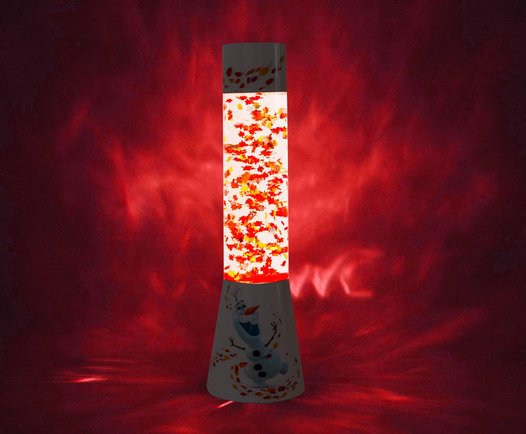 Disney Frozen 2 Olaf Glitter Motion Lamp | 12 Inches Tall