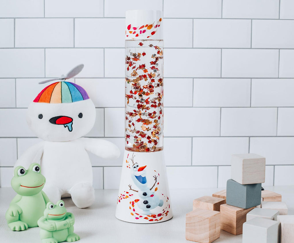 Disney Frozen 2 Olaf Glitter Motion Lamp | 12 Inches Tall