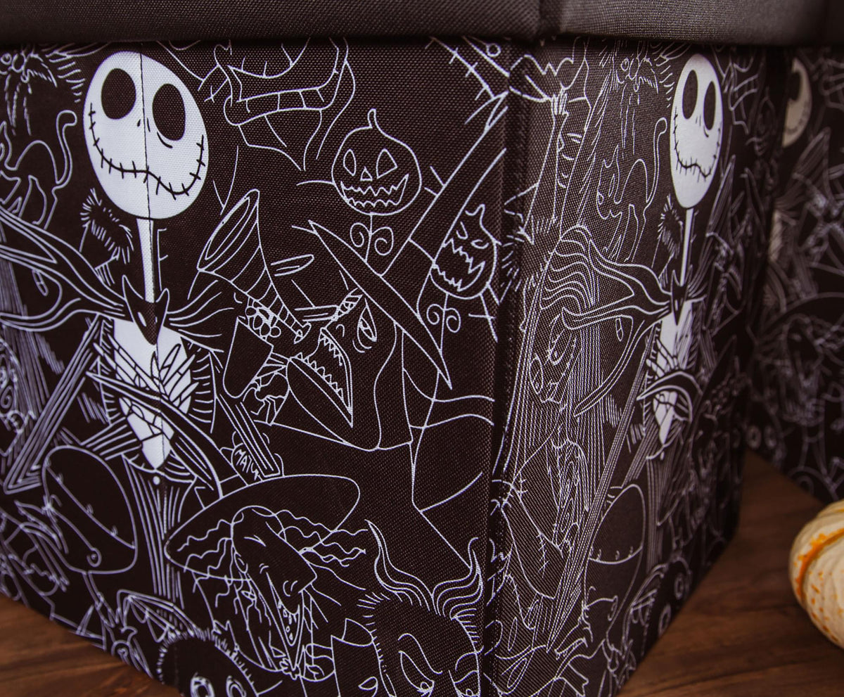 Disney The Nightmare Before Christmas Jack Skellington Storage Bins | Set of 2