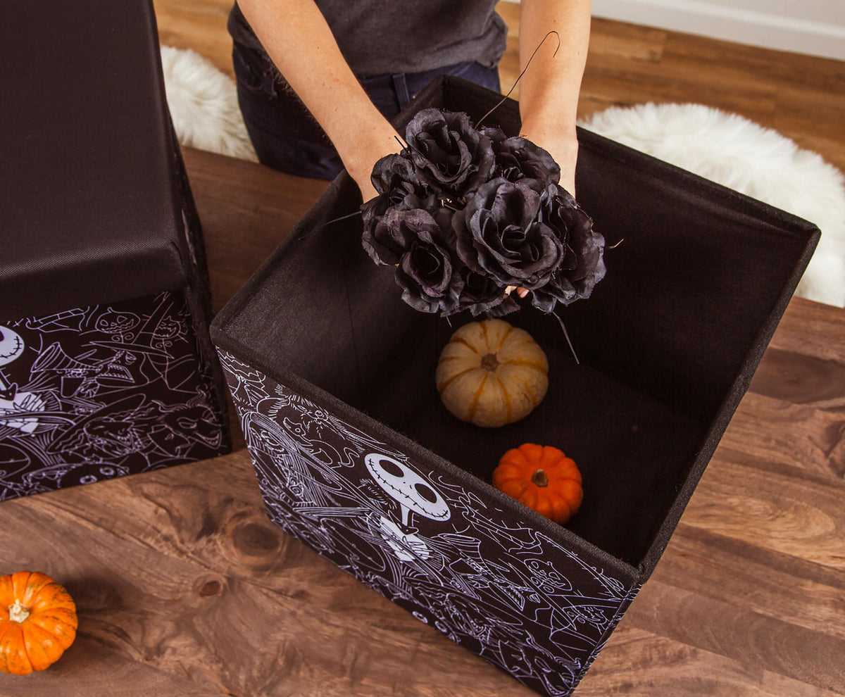 Disney The Nightmare Before Christmas Jack Skellington Storage Bins | Set of 2
