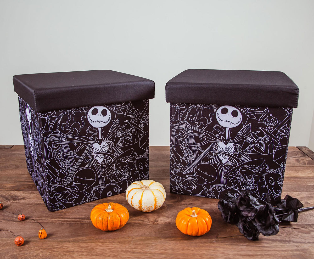 Disney The Nightmare Before Christmas Jack Skellington Storage Bins | Set of 2