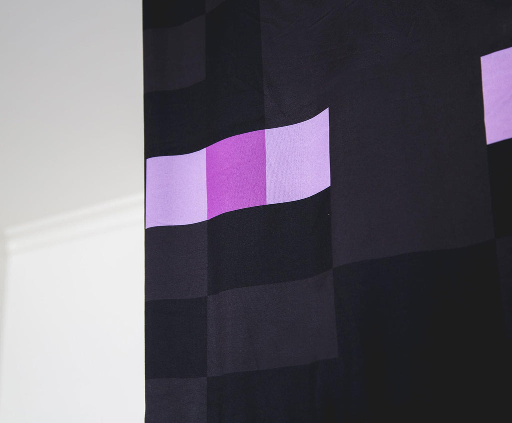 Minecraft Enderman Kids Bed Canopy for Ceiling, Hanging Curtain Netting