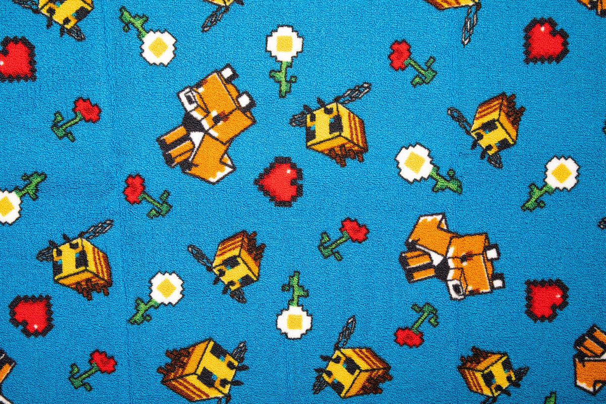 Minecraft Peaceful Printed Area Rug | 60 x 39 Inches