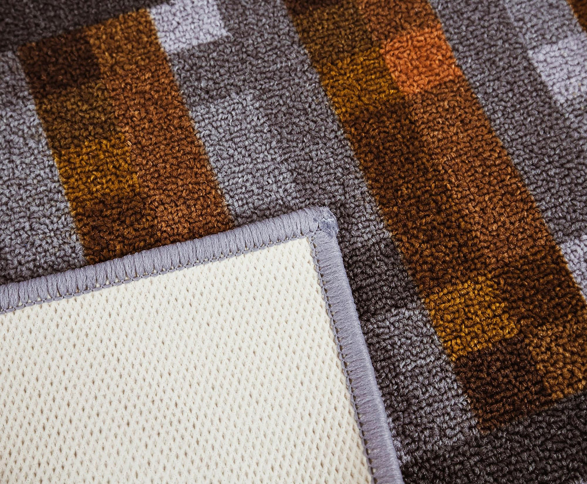 Minecraft Train Rail Area Rug | 20 x 60 Inches