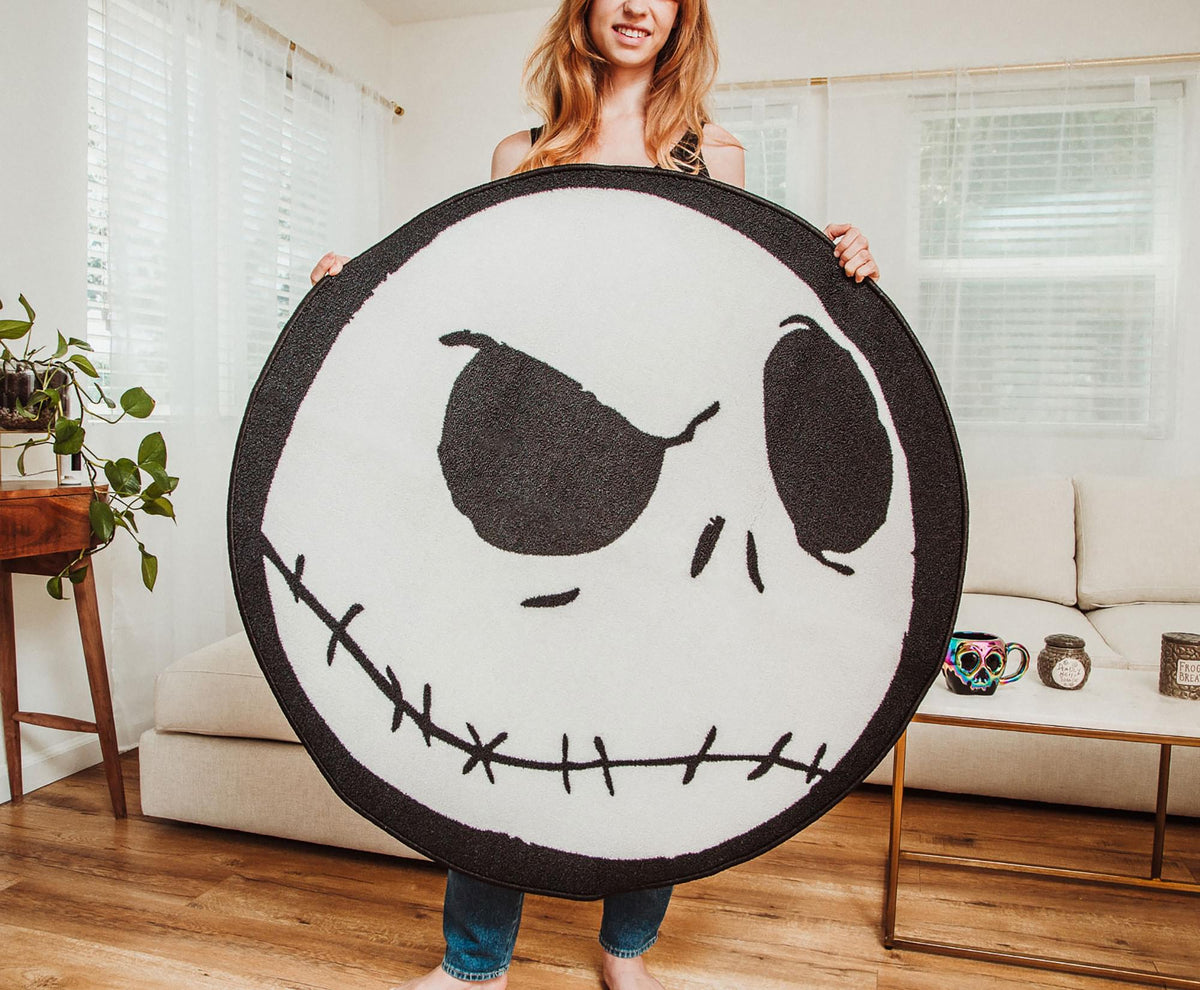 Disney The Nightmare Before Christmas Jack Skellington 39-Inch Round Area Rug