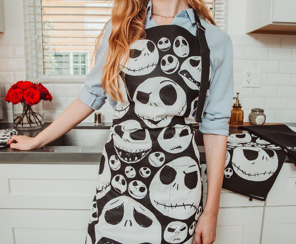 Disney The Nightmare Before Christmas Jack Skellington Faces Cooking Apron