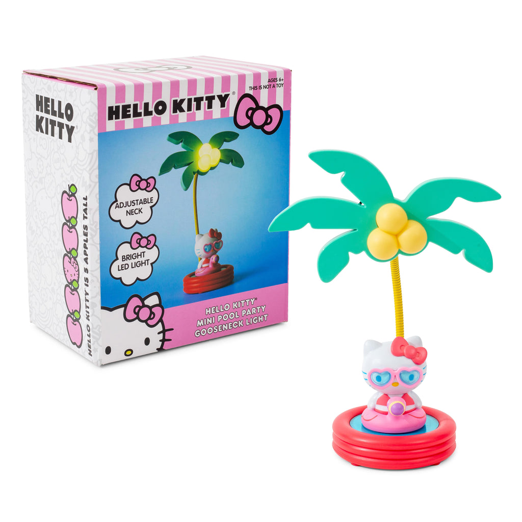 Sanrio Hello Kitty Pool Party 8-Inch Mini Gooseneck Mood Light