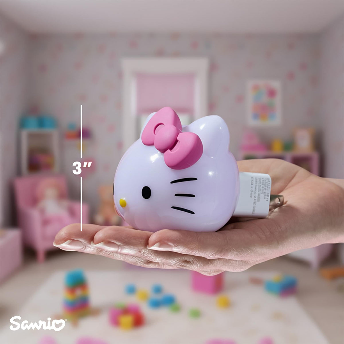 Sanrio Hello Kitty Face Plug-In Nightlight
