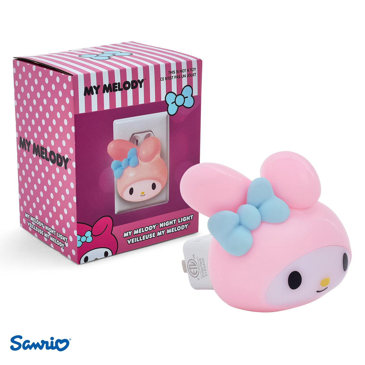 Sanrio My Melody Face Plug-In Nightlight