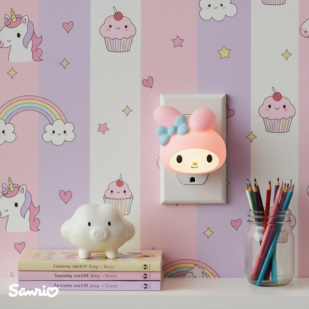 Sanrio My Melody Face Plug-In Nightlight