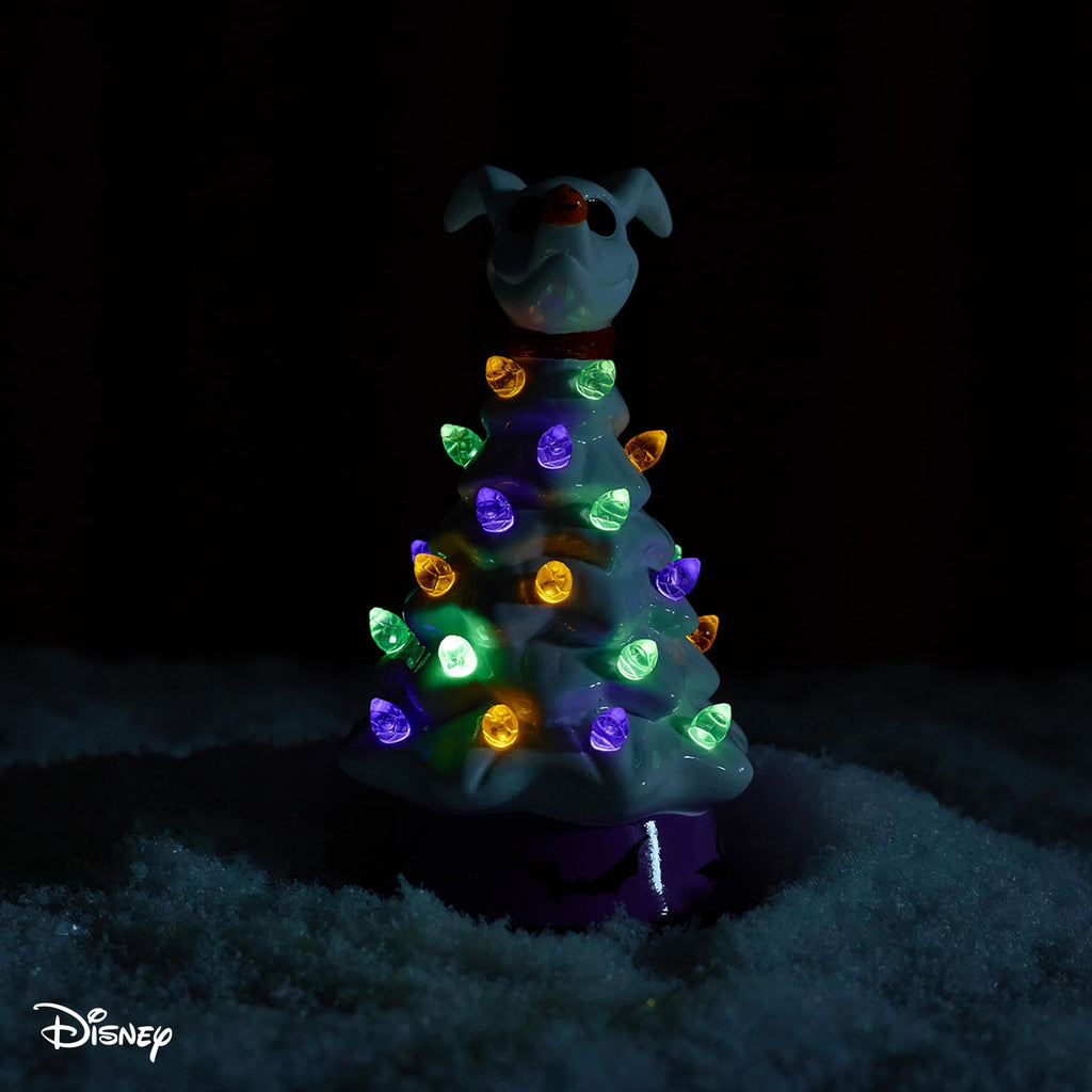 Disney The Nightmare Before Christmas Zero Light-Up Ceramic Christmas Tree