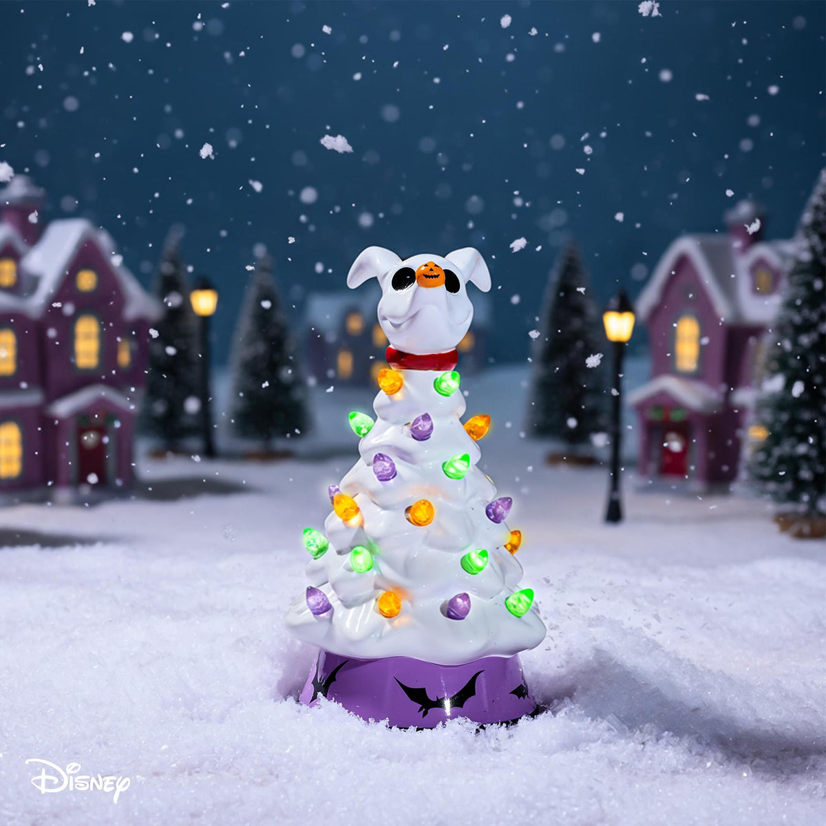 Disney The Nightmare Before Christmas Zero Light-Up Ceramic Christmas Tree