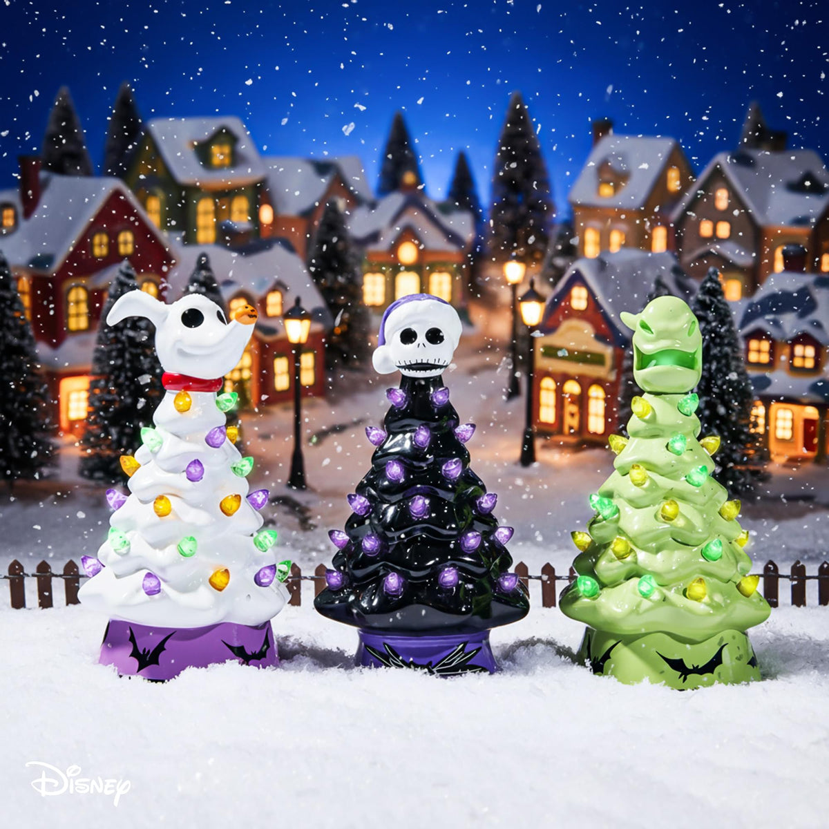 Disney The Nightmare Before Christmas Zero Light-Up Ceramic Christmas Tree