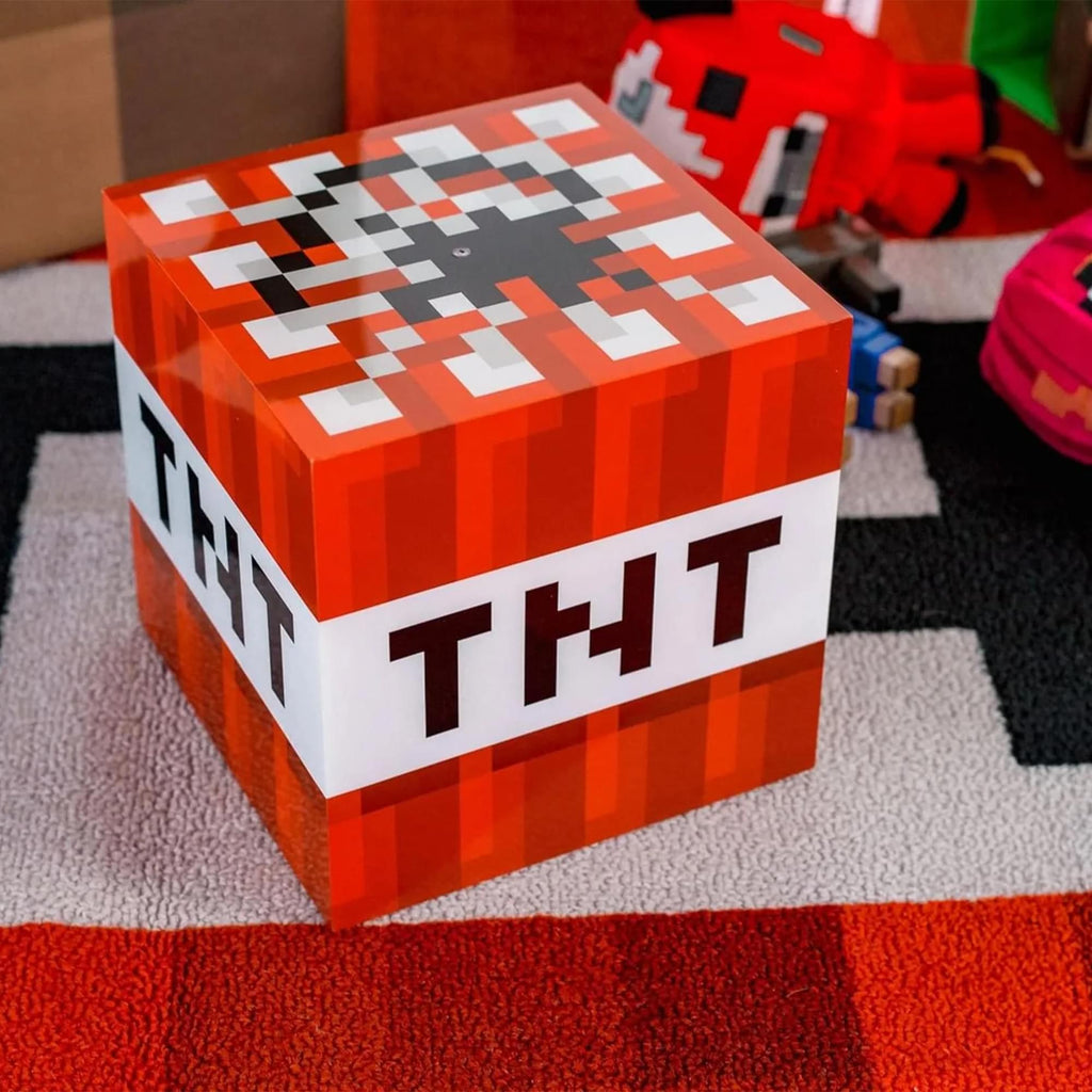 Minecraft 2-Piece Light Bundle | TNT Block Mood Light & Torch LED Lamp