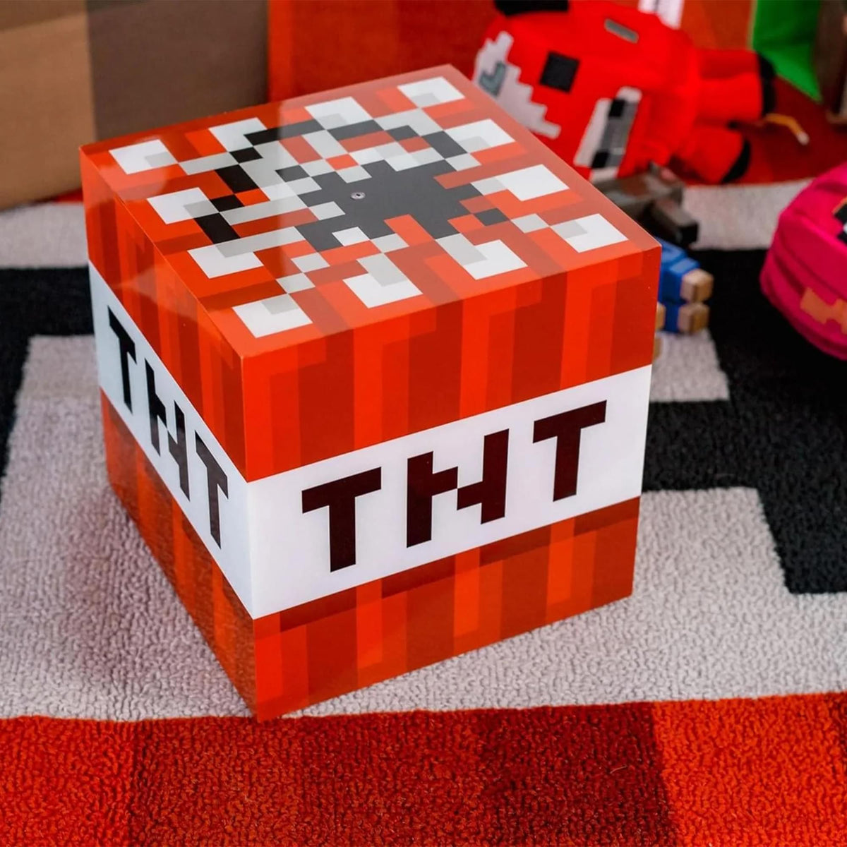 Minecraft 2-Piece Light Bundle | TNT Block Mood Light & Torch LED Lamp