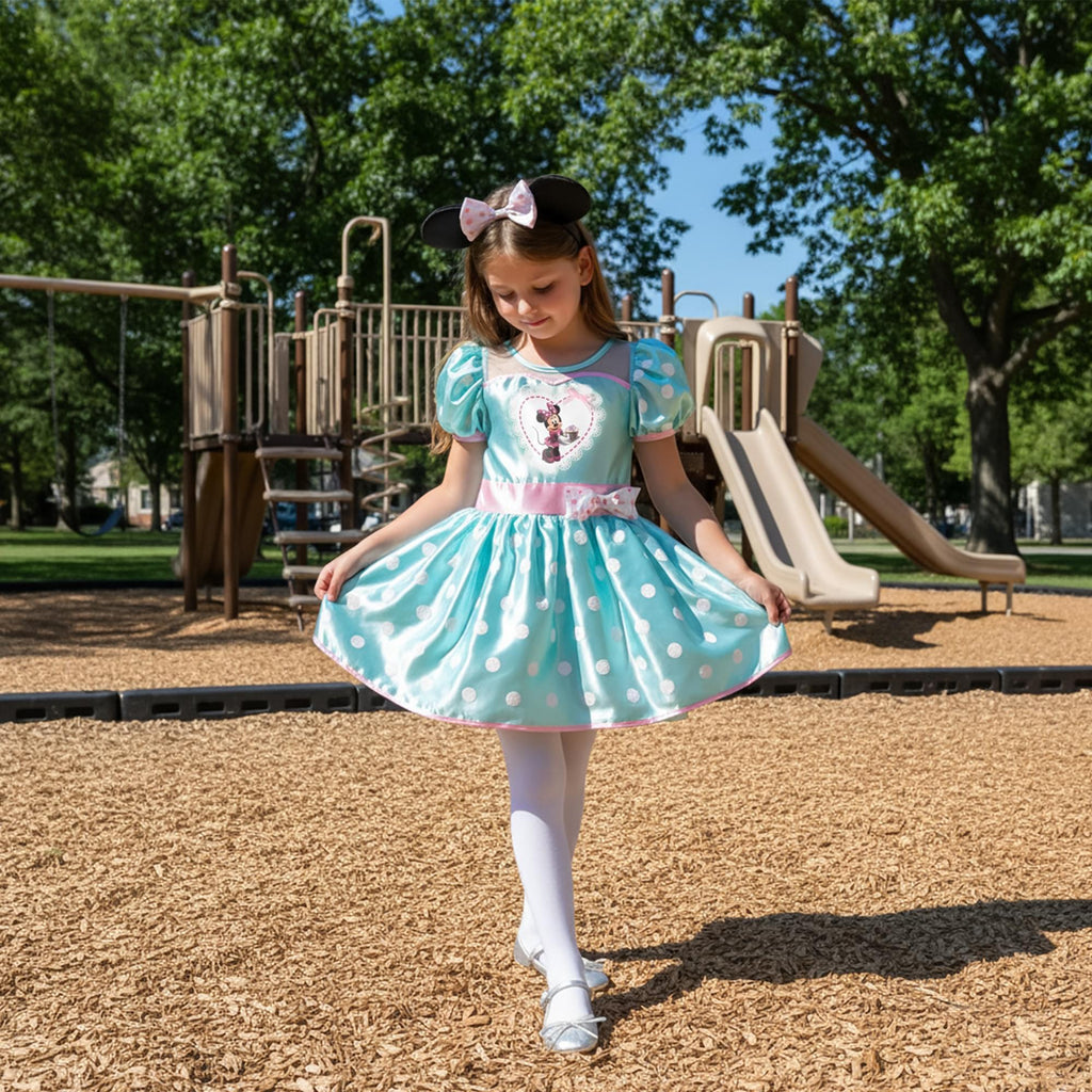 Disney Minnie Mouse Mint Cupcake Child Costume Dress