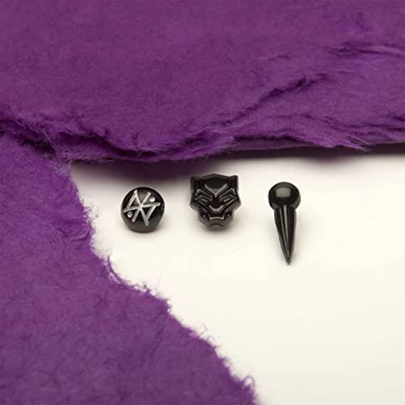 Marvel Black Panther Wakanda Forever Stud Earring 3-Pack