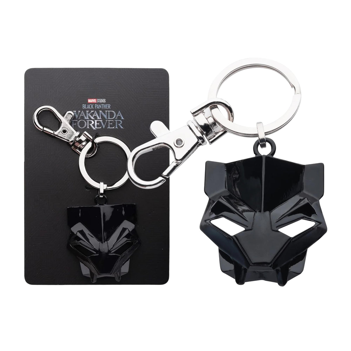 Marvel Black Panther: Wakanda Forever Mask Metal Keychain