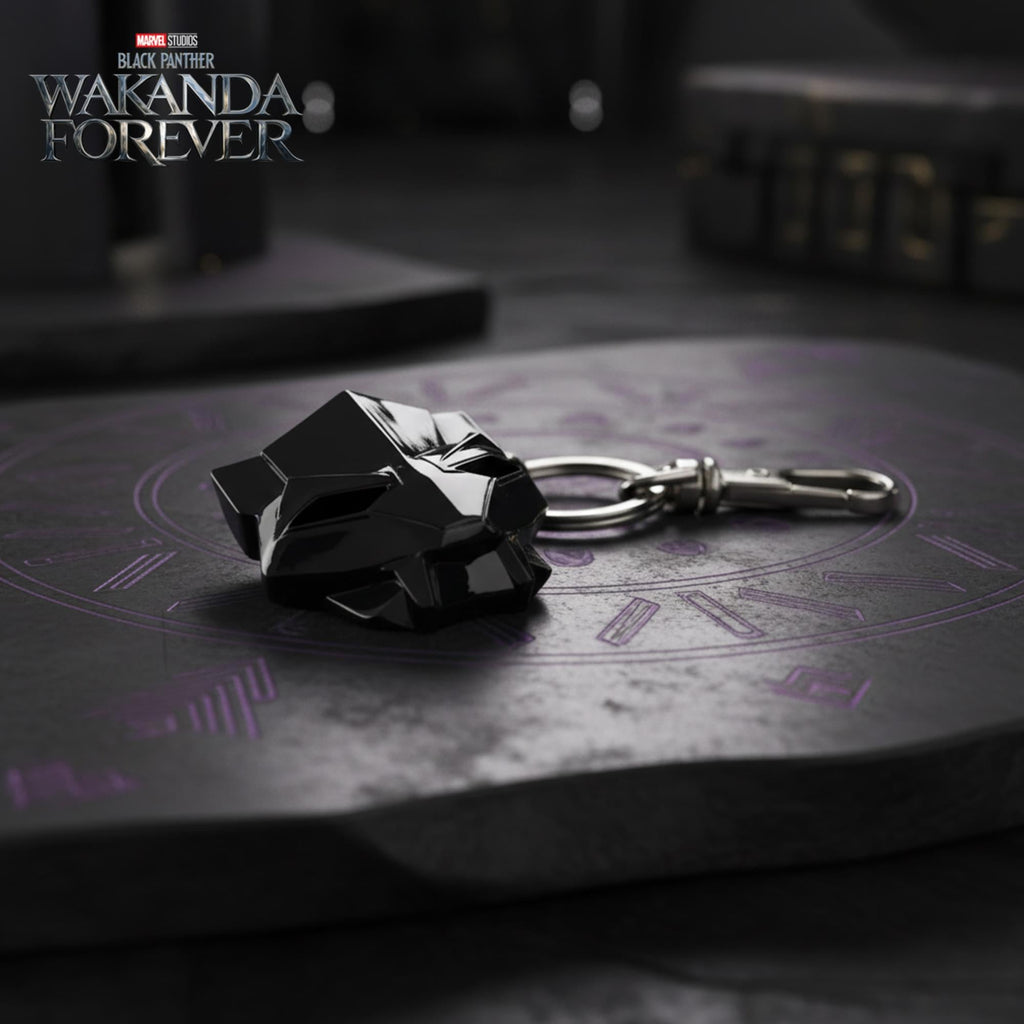 Marvel Black Panther: Wakanda Forever Mask Metal Keychain
