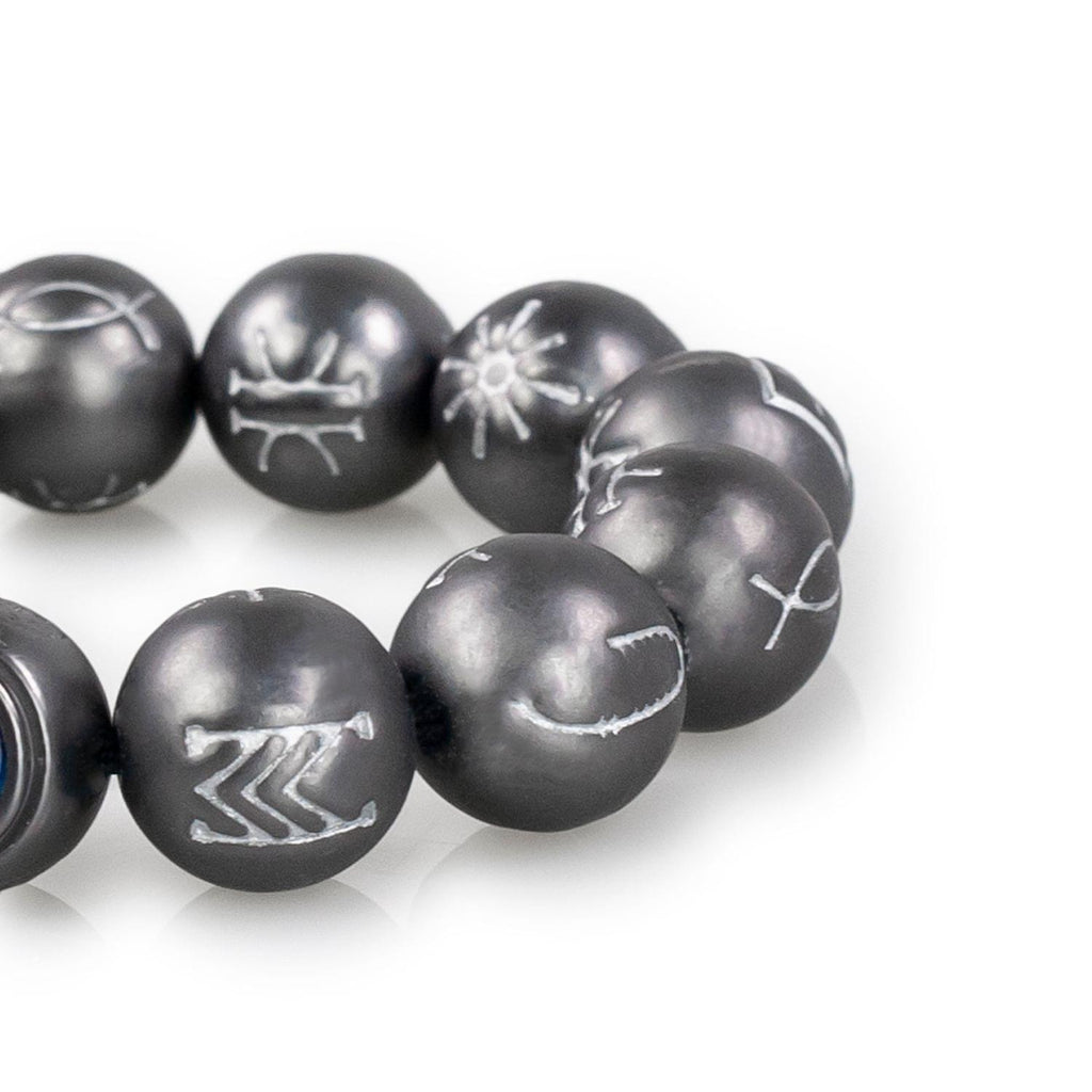 Marvel Black Panther Kimoyo Bead Bracelet, Blue | Collectible Movie Accessory