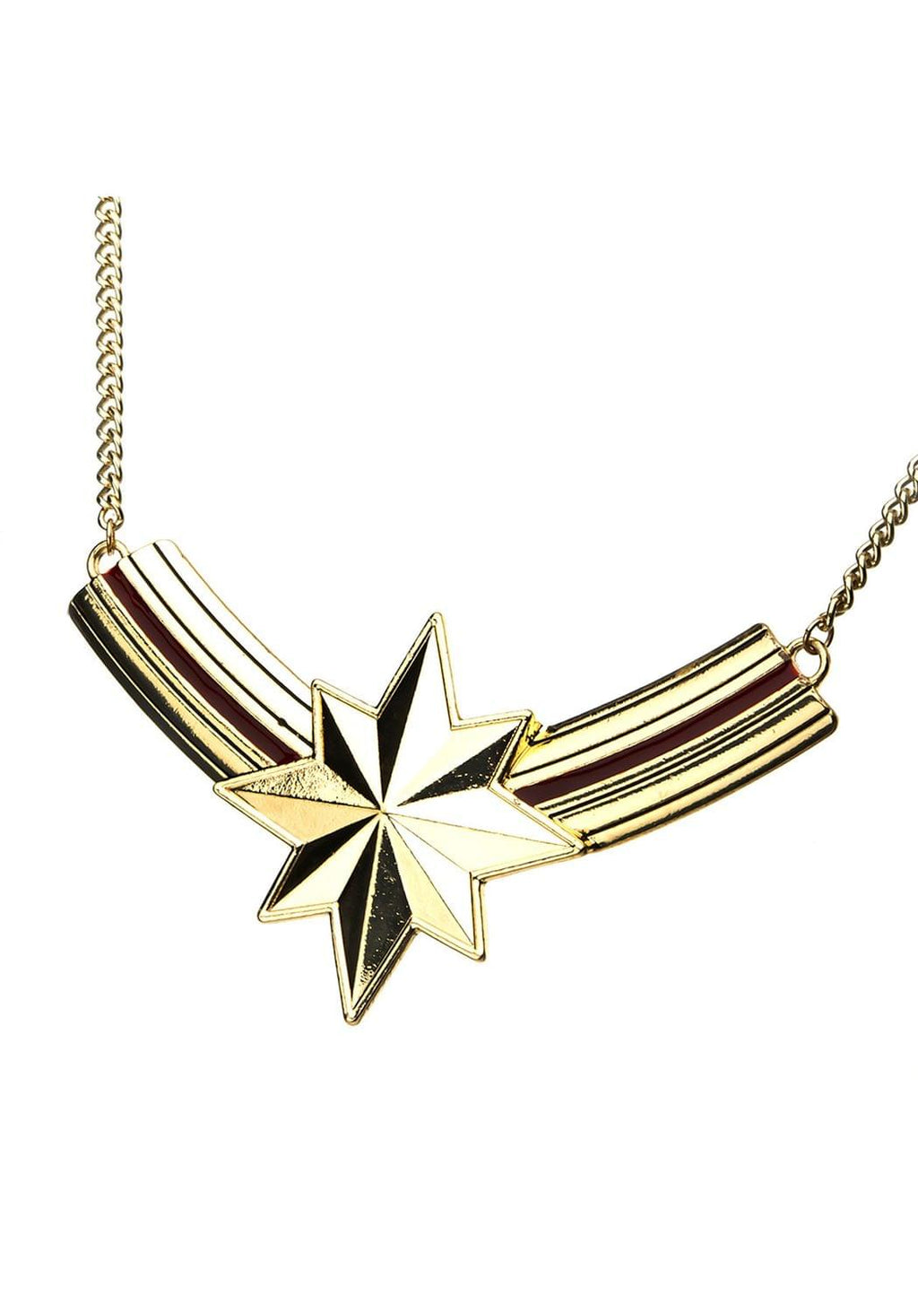 Marvel Captain Marvel Logo Curb Chain Necklace