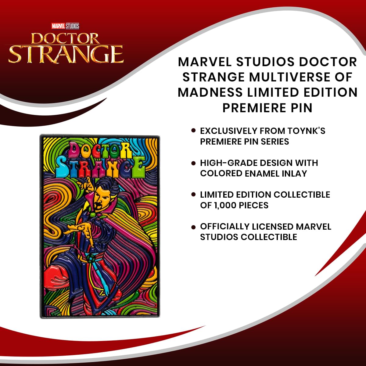 Marvel Studios Doctor Strange Multiverse of Madness Limited Edition Premiere Pin