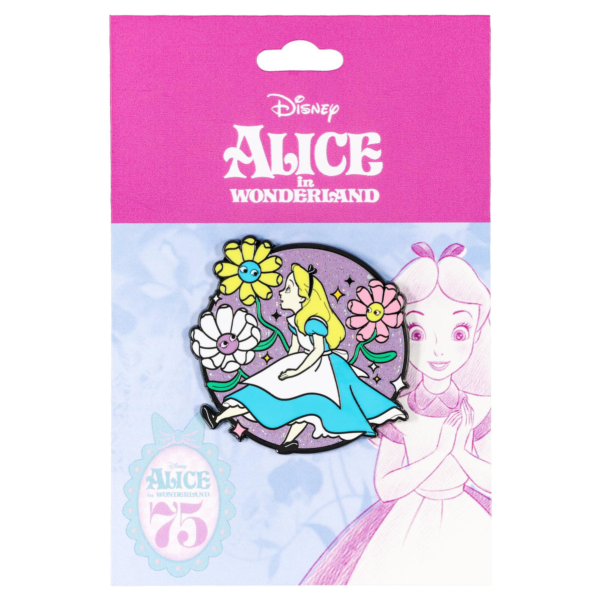 Disney Alice In Wonderland 75th Anniversary Enamel Pin