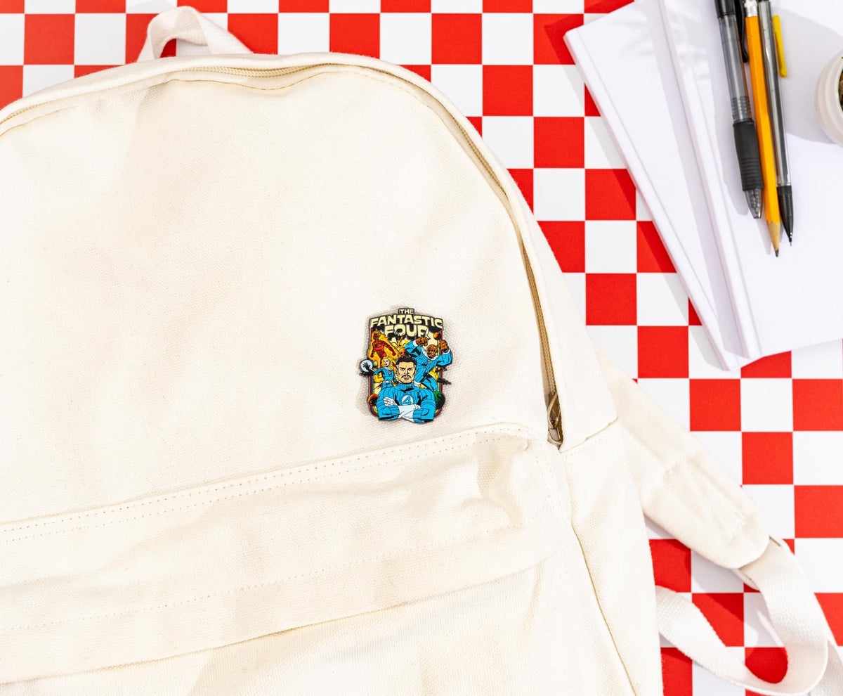 Marvel Studios The Fantastic Four: First Steps Team Collage Enamel Pin