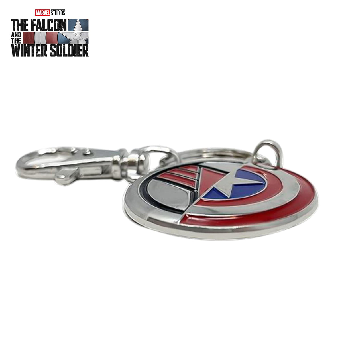 Marvel Captain America/ Falcon Shield Enamel Keychain