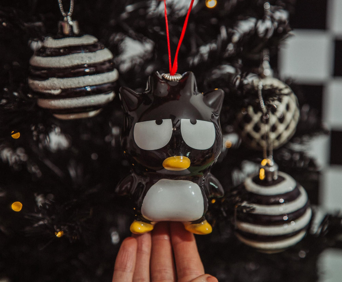 Sanrio Badtz-Maru 4-Inch Shatterproof Decoupage Ornament