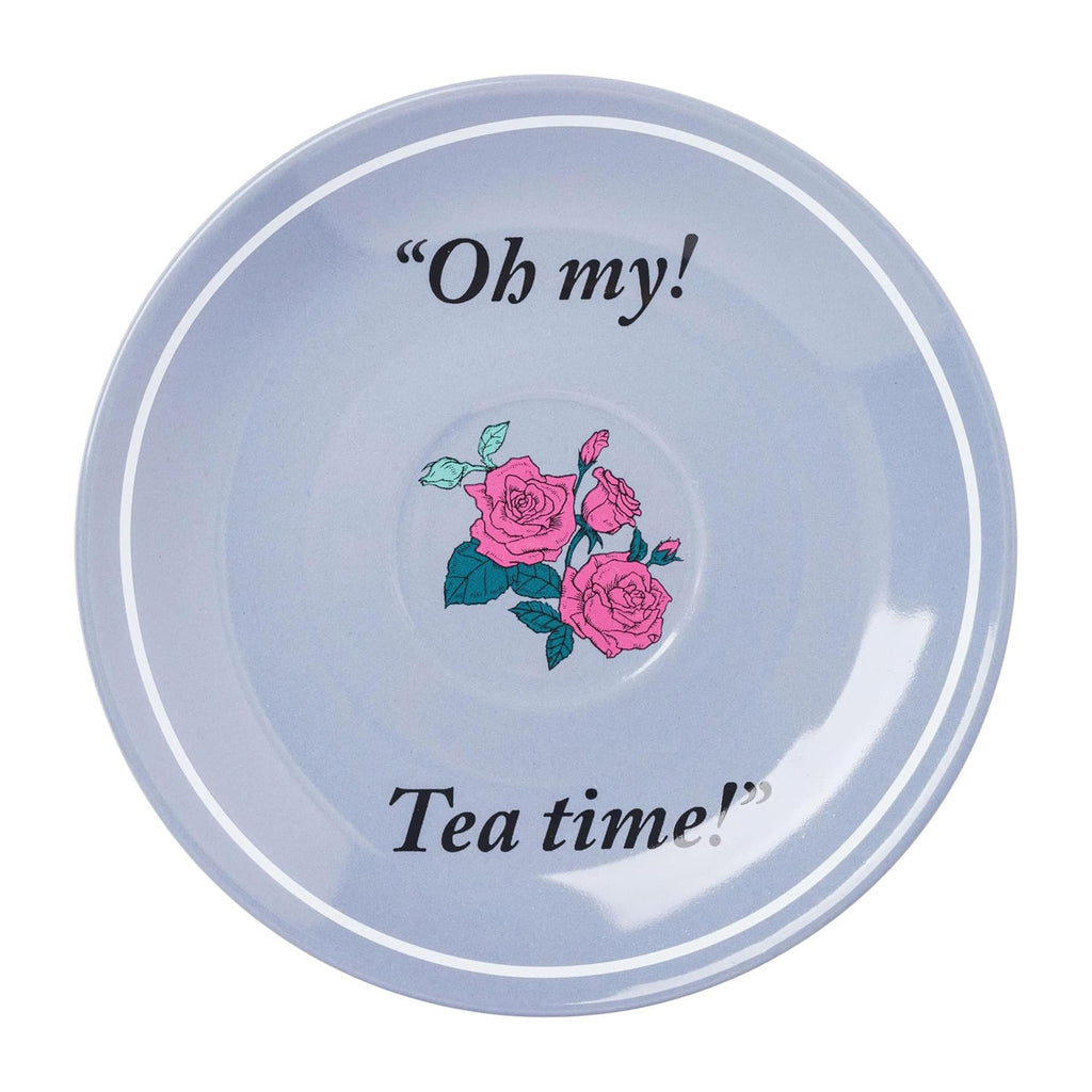 Disney Alice In Wonderland Mad Hatter Teacup and Saucer Set | Holds 12 Ounces