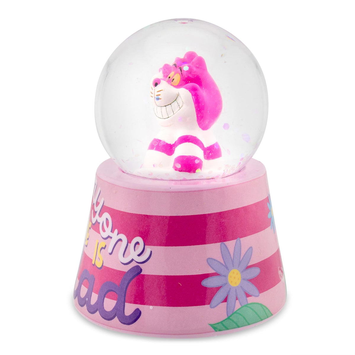 Disney Alice in Wonderland Cheshire Cat Mini Light-Up Snow Globe | 3 Inches Tall