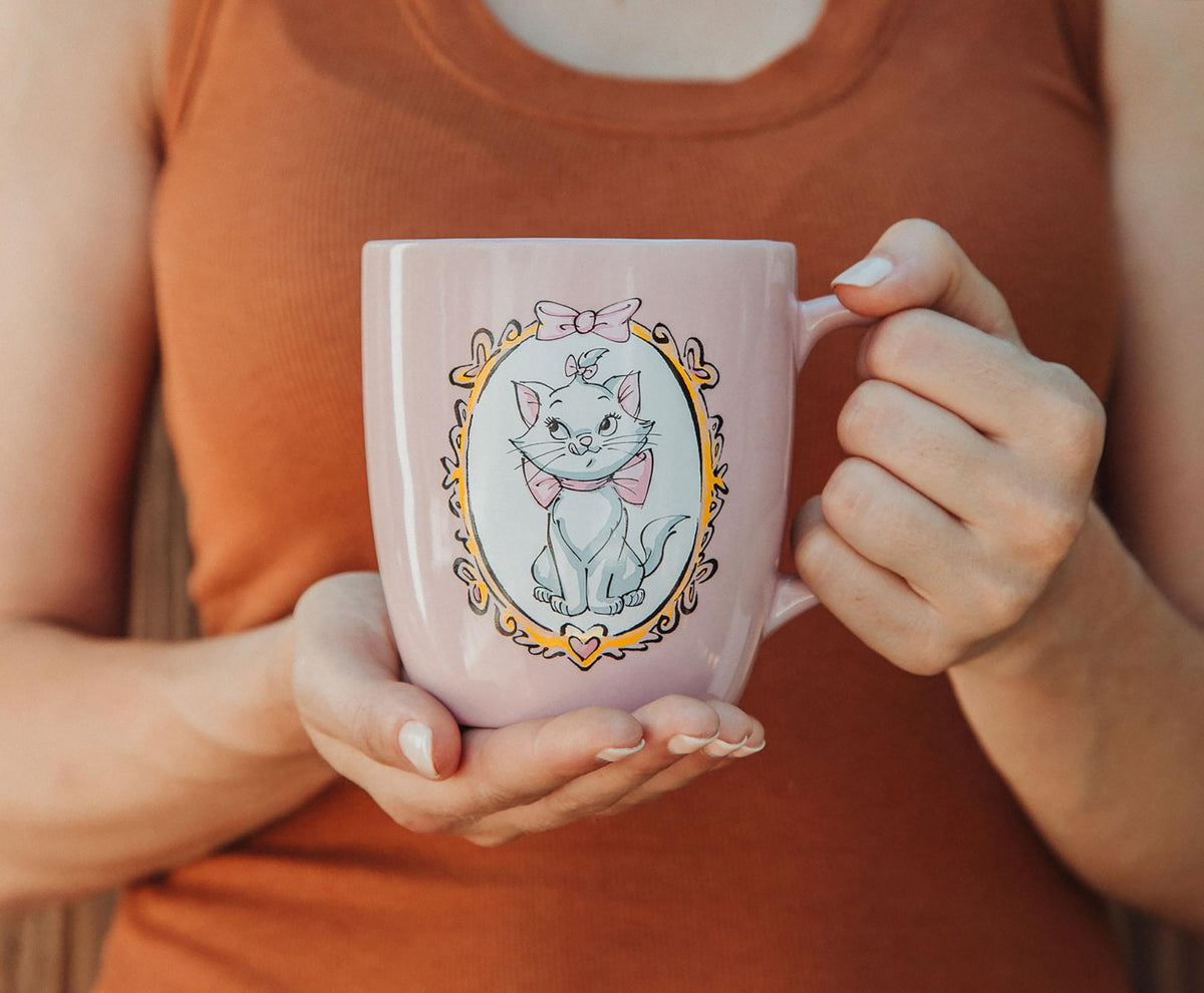 Disney The Aristocats Marie Purrfect Frame Ceramic Mug | Holds 18 Ounces