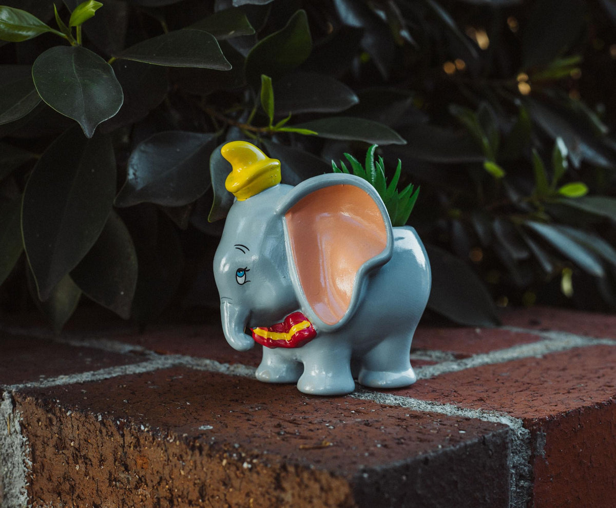 Disney Dumbo 4-Inch Mini Planter With Artificial Succulent