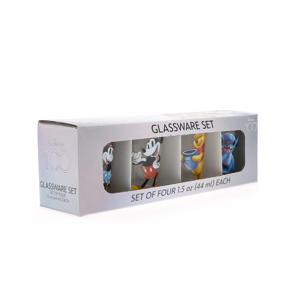 Disney Classic Characters 2-Ounce Mini Shot Glasses | Set of 4