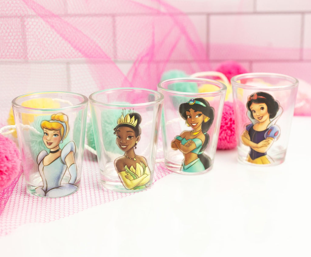 Disney Royalty 2-Ounce Mini Shot Glasses | Set of 4