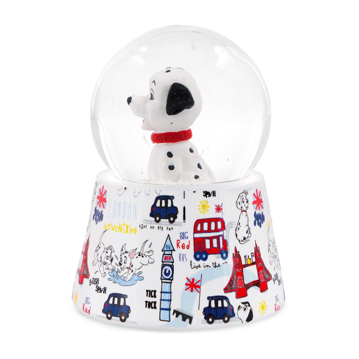 Disney 101 Dalmatians Lucky 3-Inch Mini Light-Up Snow Globe
