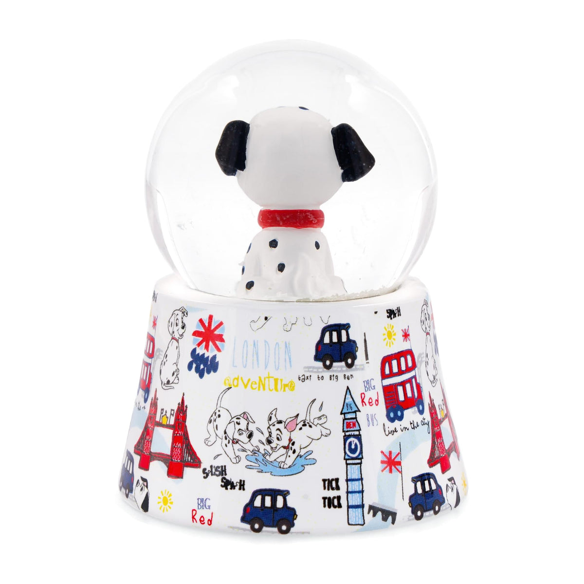 Disney 101 Dalmatians Lucky 3-Inch Mini Light-Up Snow Globe