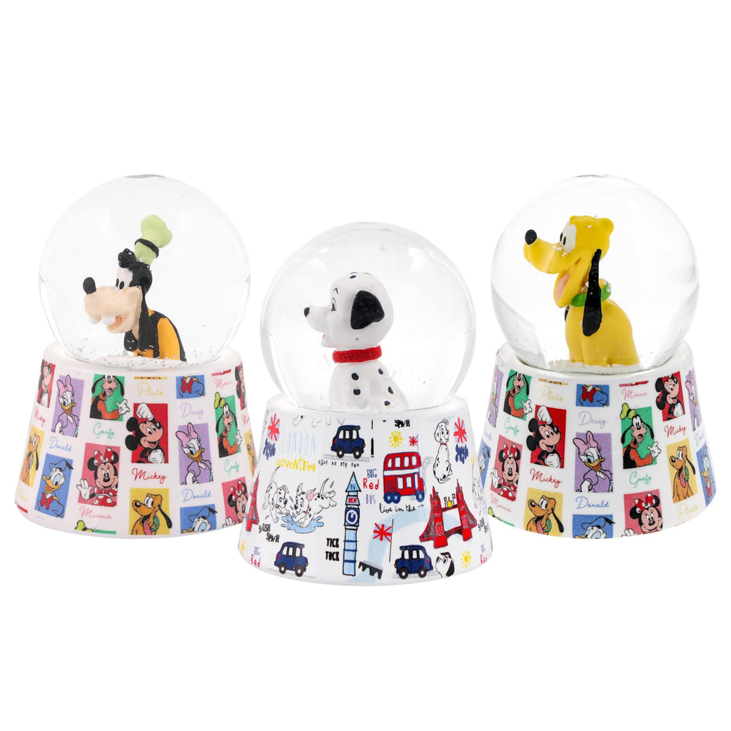 Disney Dogs Mini Light-Up Snow Globe Set of 3 | Lucky, Goofy, Pluto