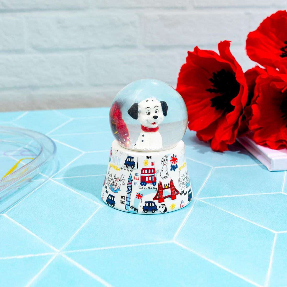 Disney Dogs Mini Light-Up Snow Globe Set of 3 | Lucky, Goofy, Pluto